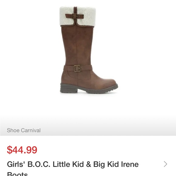 b.o.c. Girls Knee High Boots nwot - Picture 2 of 8